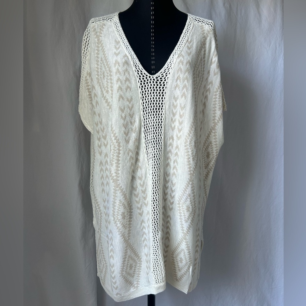 Ella Moss Casita Top for Revolve XS / Small Linen Blend Boho Festival Beachy